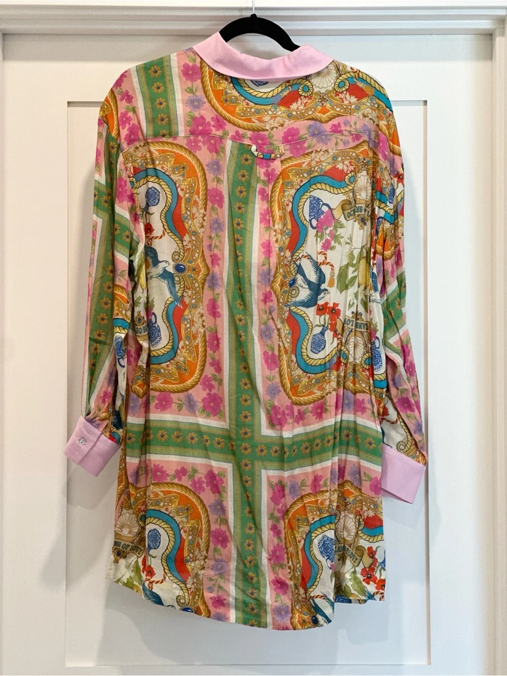 Spell Maddelena Shirt in Mosaic - Multicolor Paisley Button-Up Shirt - Picture 5 of 6
